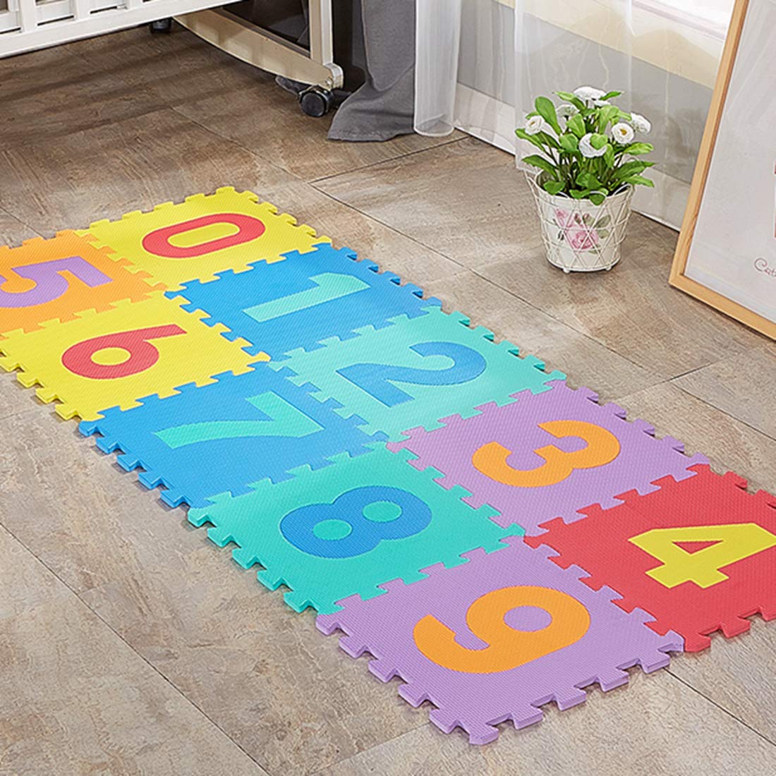 Amazon.co.jp: パズルマット ジョイントマット 30cm アルファベット